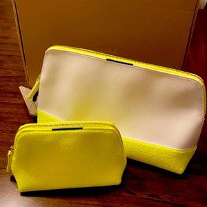 Rothy’s Vanity Set in Tennis Terry Neon Yellow